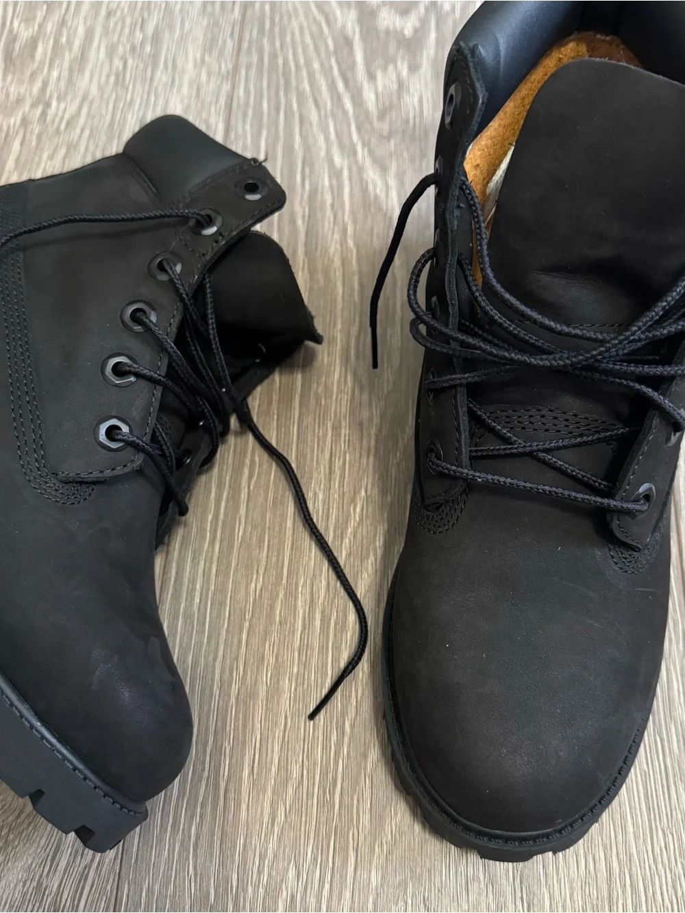 Timberland Black Nubuck Boots